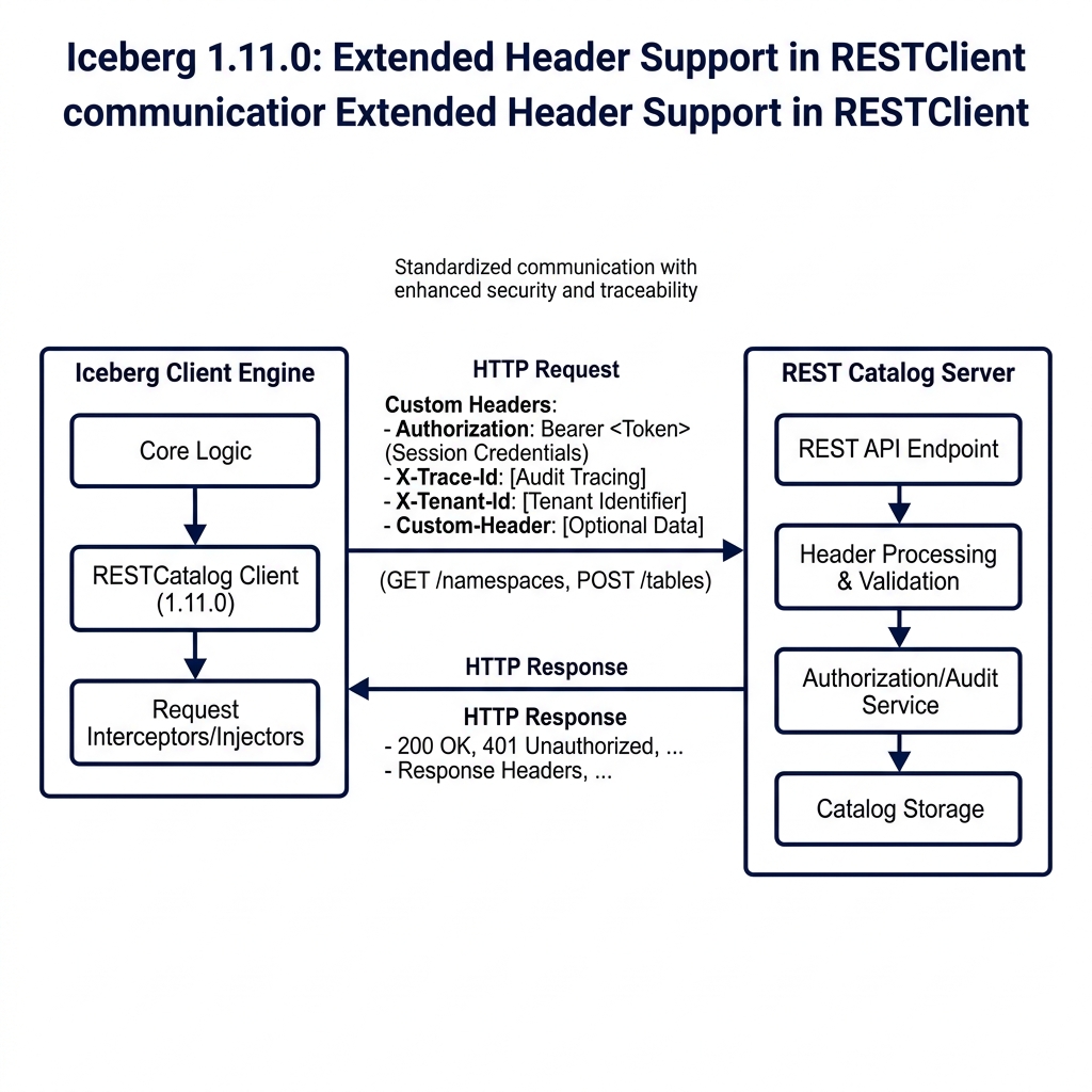 Extended header propagation between Iceberg client and REST Catalog server