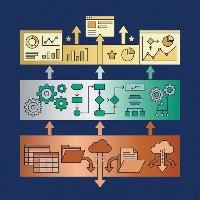 Bronze, Silver, and Gold data layers in the Medallion Architecture